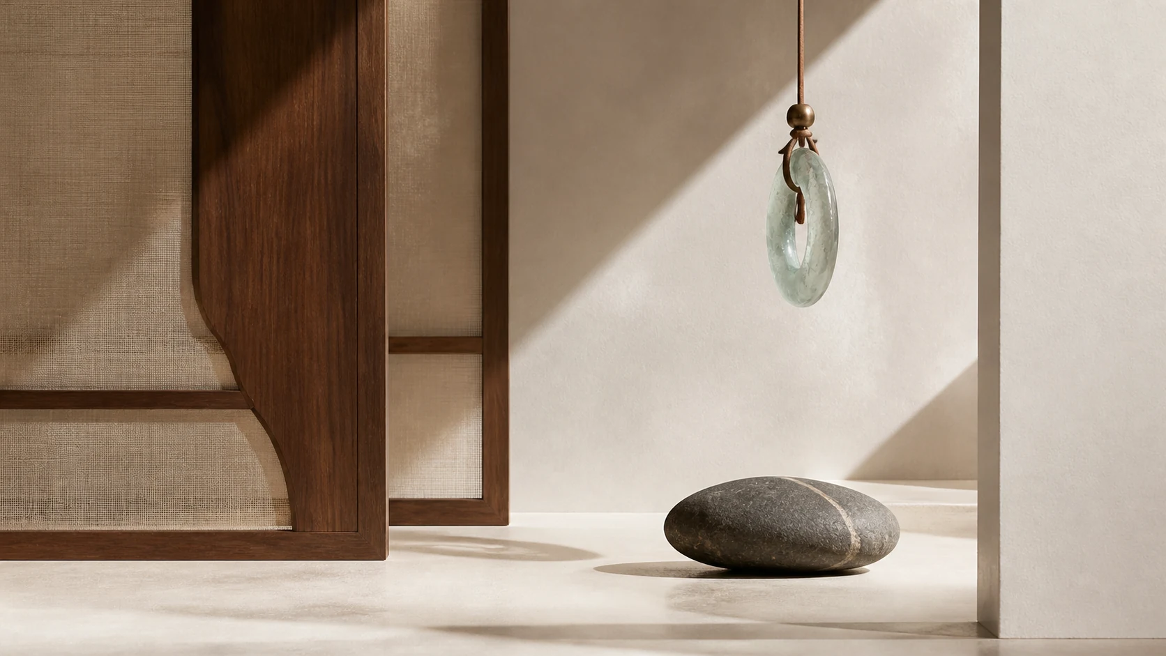 Quiet interior used as a brand visual