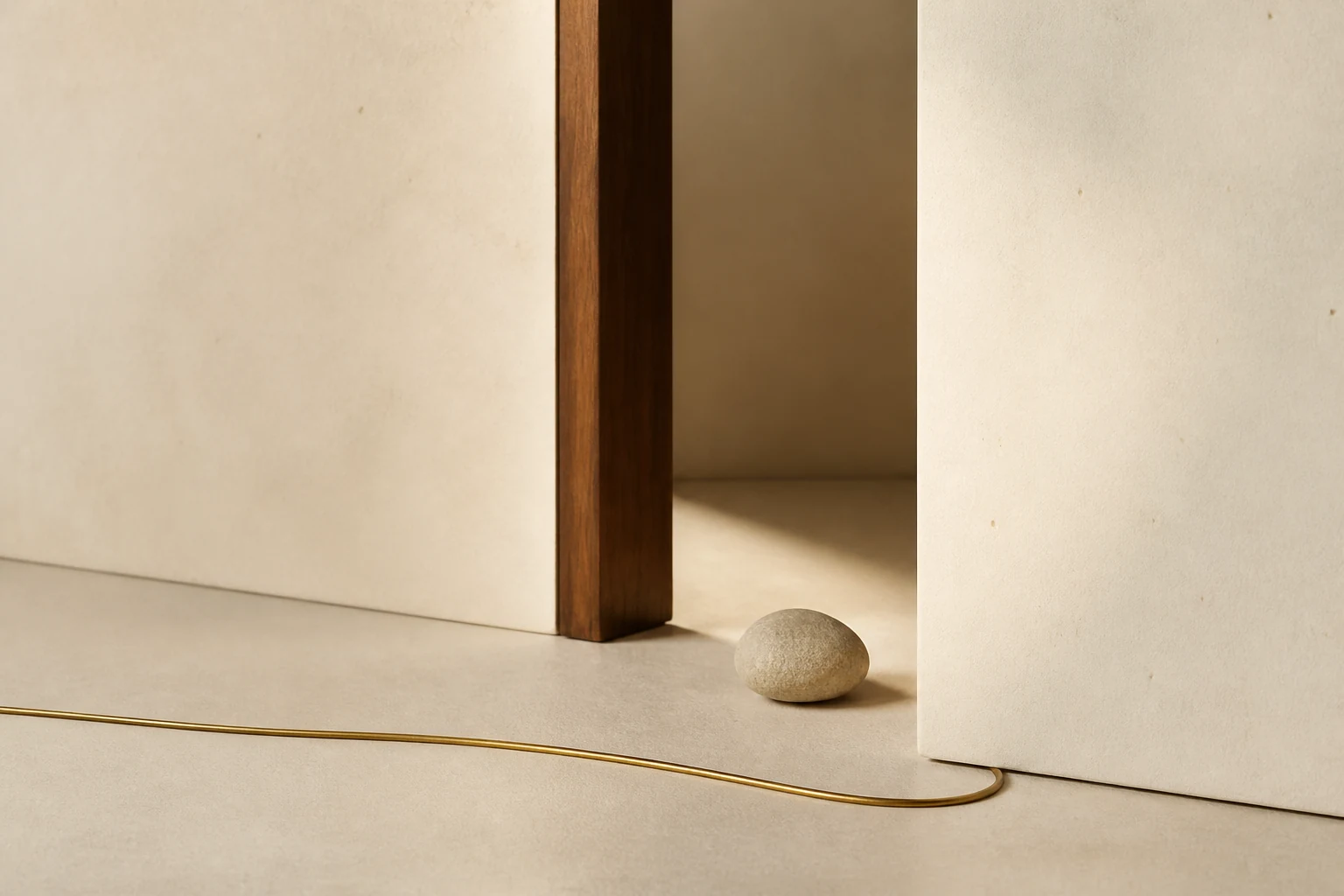 Quiet courtyard and vessel