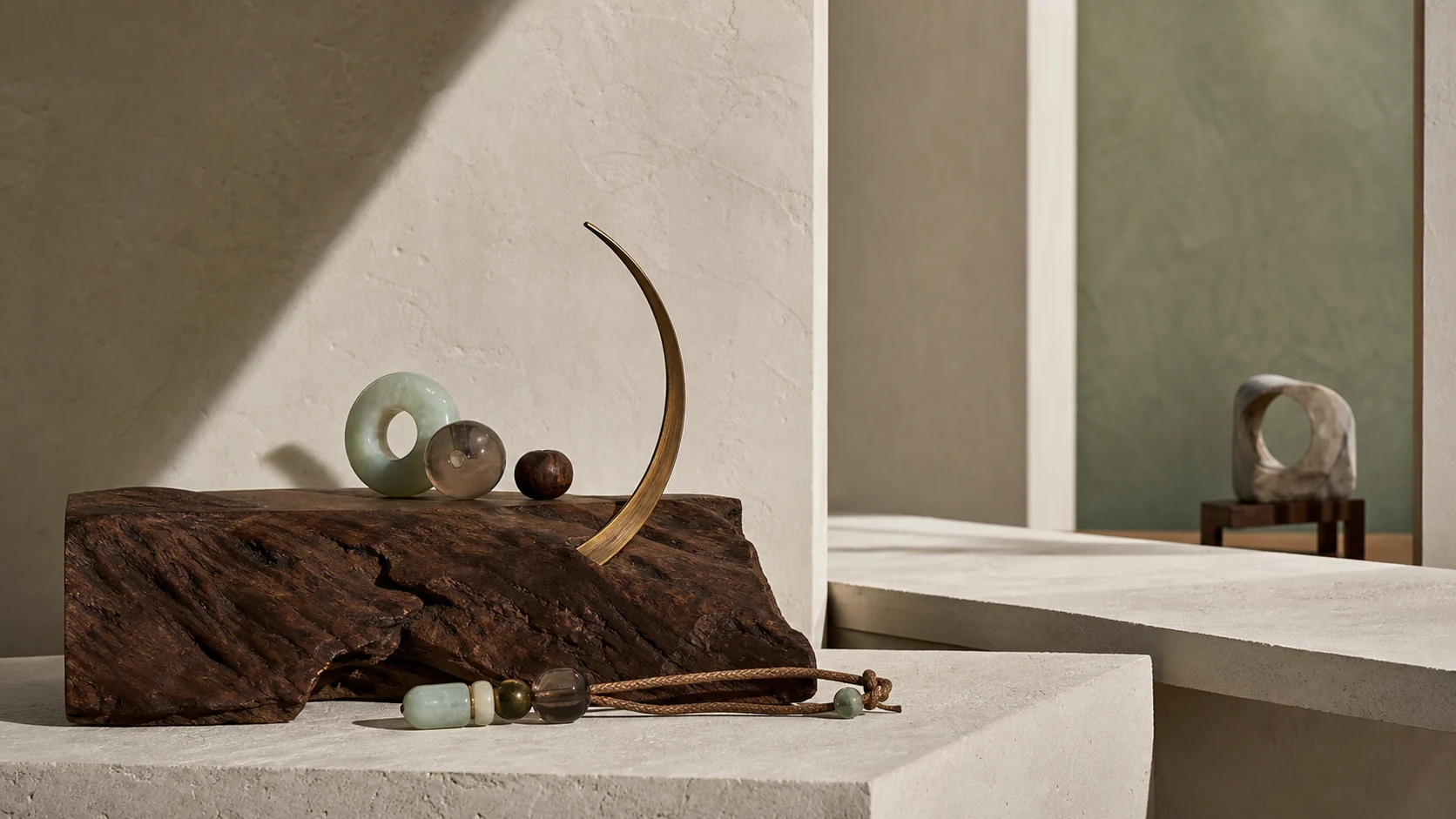 Natural materials in a quiet contemporary setting
